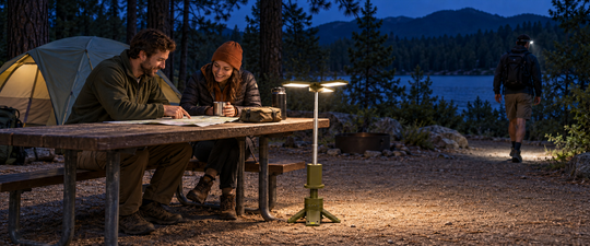 Lanterne de camping ou lampe frontale : quand faut-il les deux ?