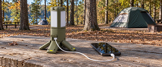 Kann eine wiederaufladbare Campinglaterne dein Handy laden?