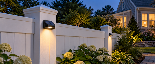 Solar Lights for Vinyl Fences: Check the Mount Before You Buy