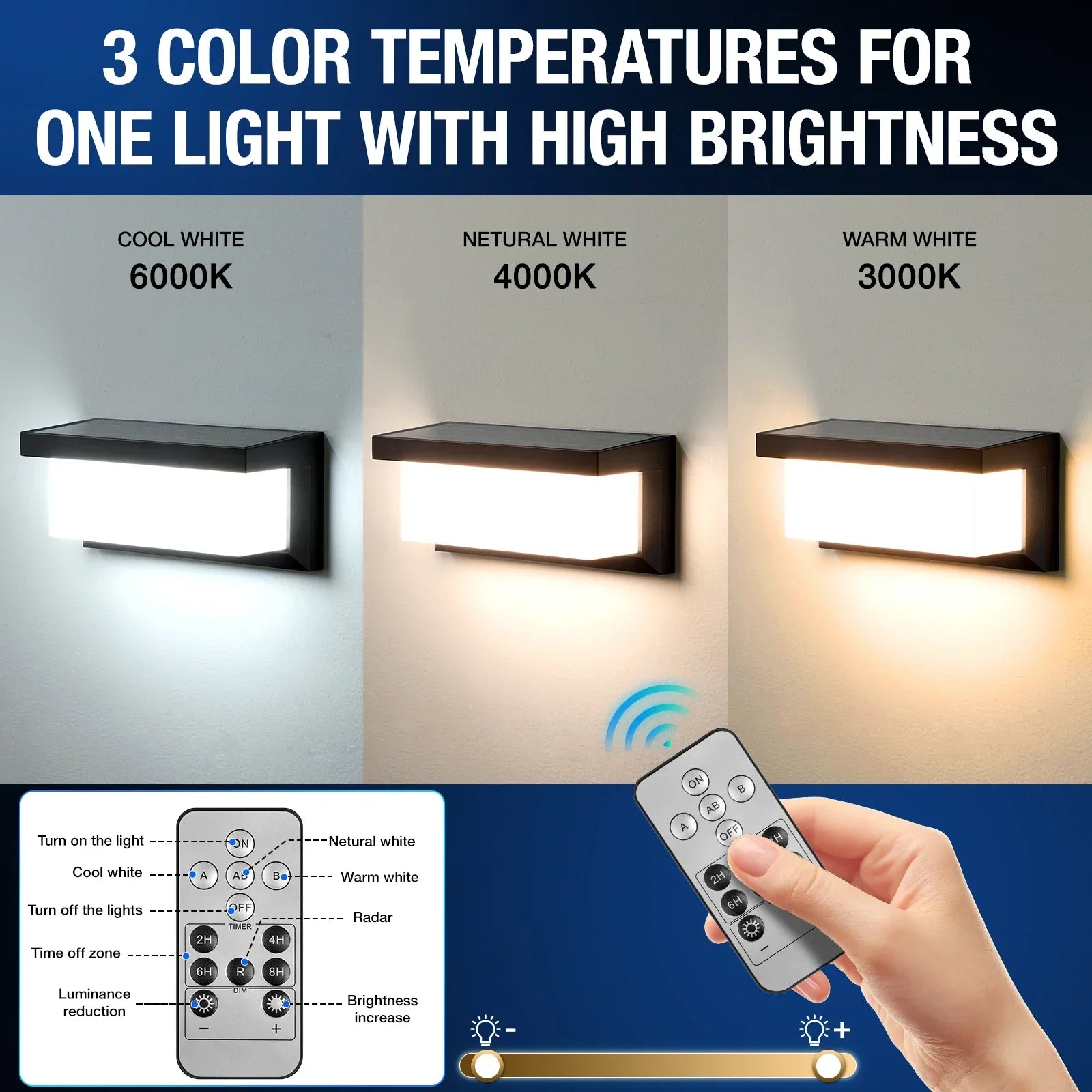 Remote Control Solar Lights