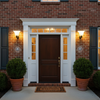 正门双侧太阳能壁灯