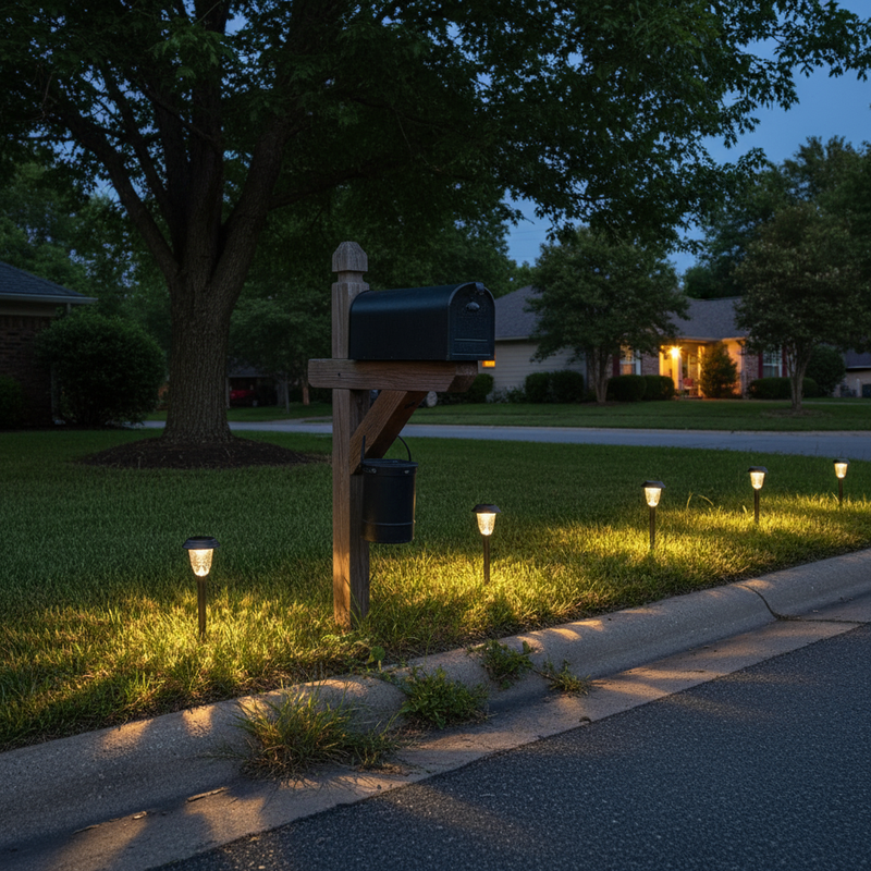 Lampes solaires de jardin