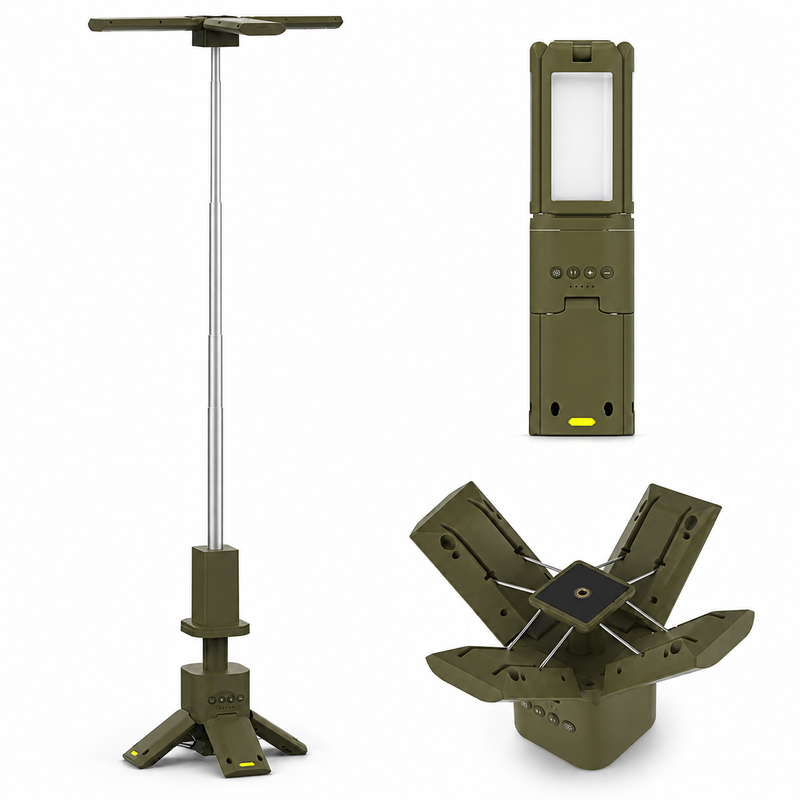 Camping Lantern - 6000 Lumens Super Bright LED with Magnetic Base &amp; Telescopic Design for Hiking, Fishing, RV Tent