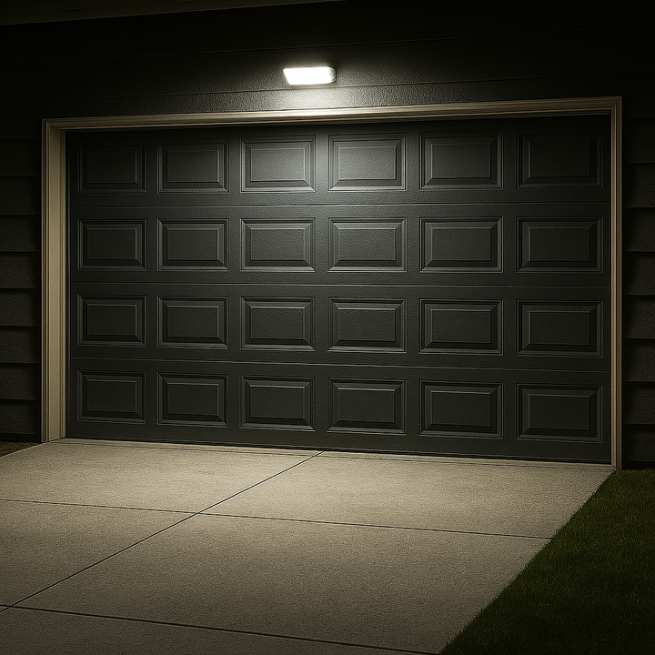 outdoor solar led light wall lamp with motion sensor detector | 450 ~ 1100 lumens | for garage entrance, garden, doorway, patio, street - NoxLumin - 3
