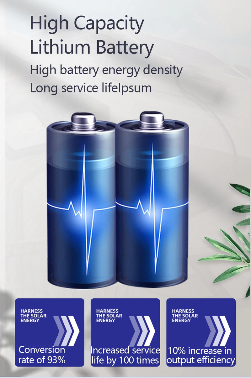 projecteurs led d'extérieur avec panneau solaire séparé et télécommande | étanchéité ip67 | 450 à 1700 lumens - NoxLumin - 15