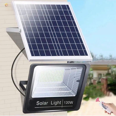 Outdoor LED Spotlights With Solar Panel