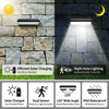 Outdoor Solar Led Light Wall Lamp With Motion Sensor Detector Charging &amp; Working
