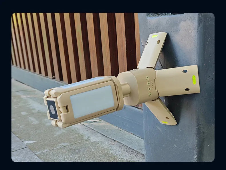 Lanterne de camping rechargeable 14 000 mAh - LED ultra-lumineuse 6 000 lumens avec base magnétique et conception télescopique pour la randonnée, la pêche et les tentes de camping-car. | NoxLumin