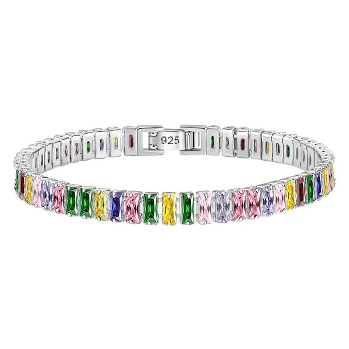 3/3.5/4/5mm Real Moissanite Bracelet Sparkling Luxury Wedding Party Jewelry | NoxLumin
