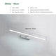 Diagrama de dimensiones de la luz LED blanca de 40 cm para espejo de baño, potencia 8 W