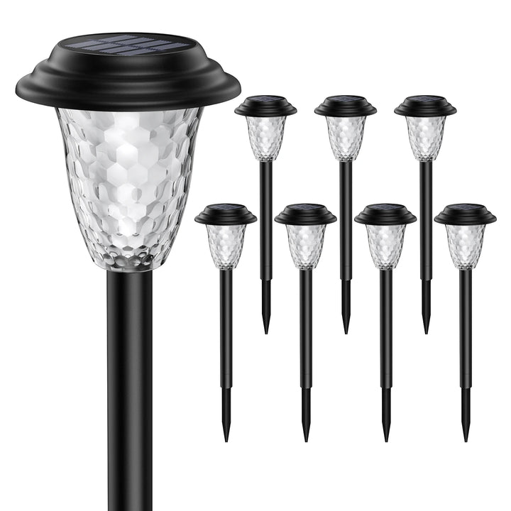 Solar Garden Lights Outdoor Decoration, 7-Color Changing Waterproof Lights with 10-12H Auto On/Off for Yard, Walkway, and Patio | NoxLumin