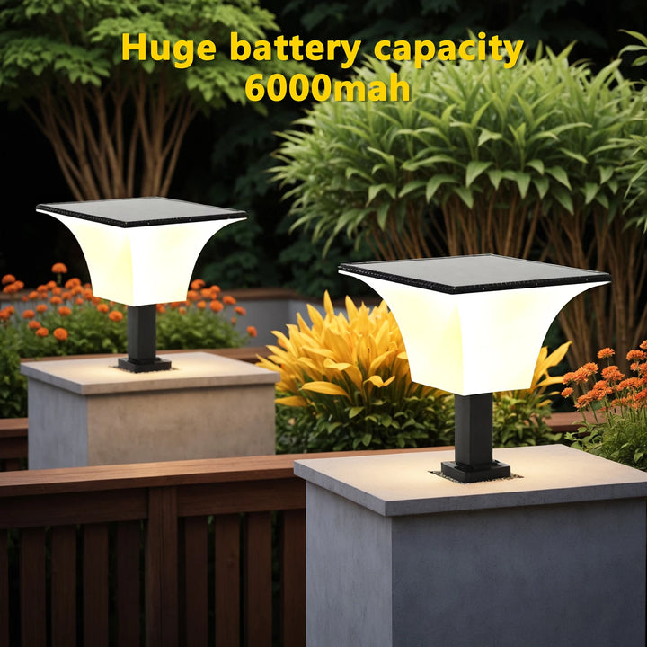 outdoor solar wall sconce light with 6000mah battery, 1400lm brightness, 4 modes, and 180° motion sensor for garage, porch, and patio - NoxLumin - 9