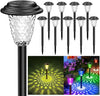 Solar Garden Lights Outdoor Decoration, 7-Color Changing Waterproof Lights with 10-12H Auto On/Off for Yard, Walkway, and Patio | NoxLumin