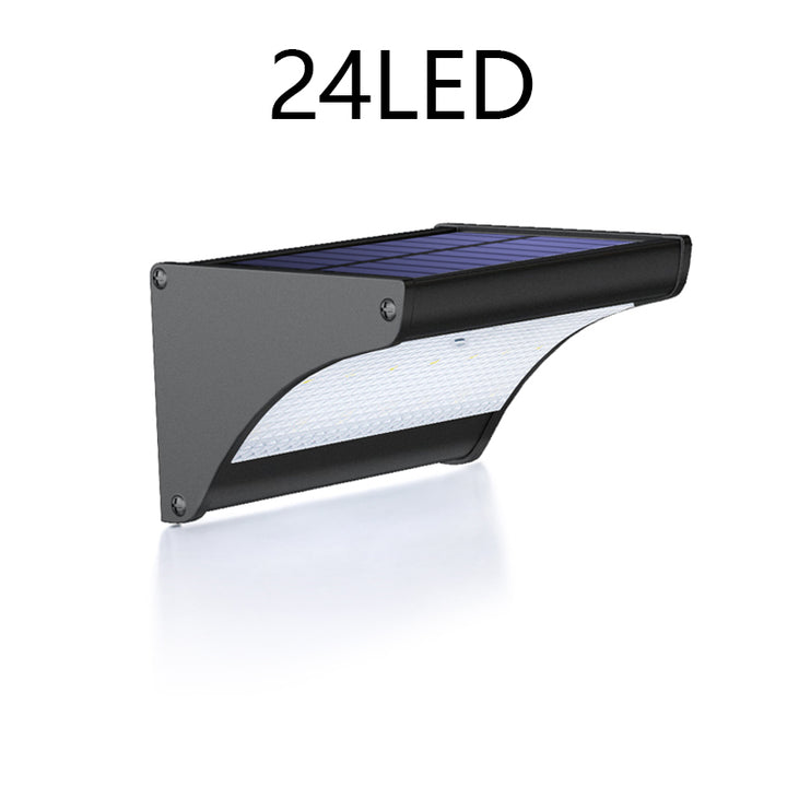Outdoor Solar Led Light Wall Lamp With Motion Sensor Detector | 450 ~ 1100 Lumens | For Garage Entrance, Garden, Doorway, Patio, Street | NoxLumin