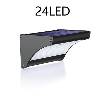Outdoor Solar Led Light Wall Lamp With Motion Sensor Detector | 450 ~ 1100 Lumens | For Garage Entrance, Garden, Doorway, Patio, Street