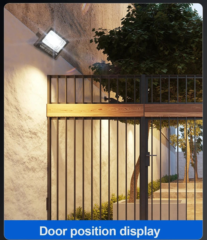 solar led flood wall lamp | 228led and  300led | ip67 waterproof  | garden street lamp - NoxLumin - 2