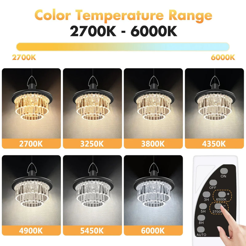 suspension solaire à double panneau : lampe d'intérieur avec panneau extérieur, 800 lm, température de couleur réglable de 2700 k à 6000 k, étanchéité ip65, idéale pour abri de jardin et garage. - NoxLumin - 13