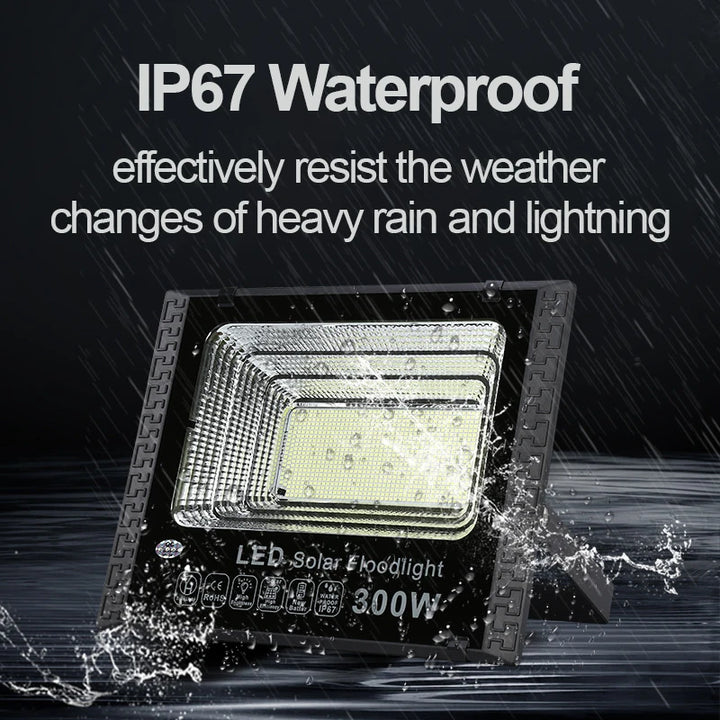 Solar LED Flood Wall Lamp | 228LED And  300LED | IP67 Waterproof  | Garden Street Lamp | NoxLumin