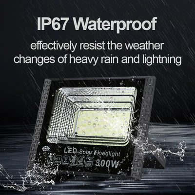 Solar LED Flood Wall Lamp | 228LED And  300LED | IP67 Waterproof  | Garden Street Lamp