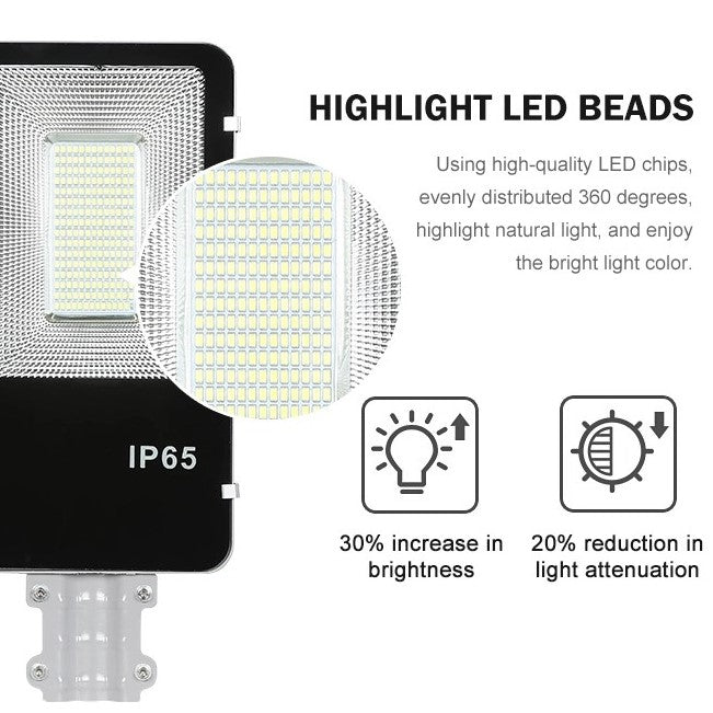 Projecteur puissant télécommandé | 4000 à 6000 lumens | Allumage automatique du crépuscule à l& | NoxLumin