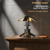 14000mAh rechargeable camping lantern feature view showing USB device charging and built-in power bank capability