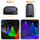 Guía de orientación que compara la luz solar horizontal Estilo 1 de 12 × 7,5 cm con la vertical Estilo 2 de 7,5 × 12 cm