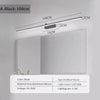 Luz LED lineal de pared con base de montaje y barra delgada para instalación interior moderna