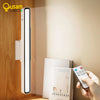 Rechargeable magnetic lamp mounted above a desk or monitor to provide focused task lighting without permanent wiring