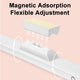 Battery-powered magnetic desk lamp shown with USB charging for cordless use on desks, shelves and bedside areas