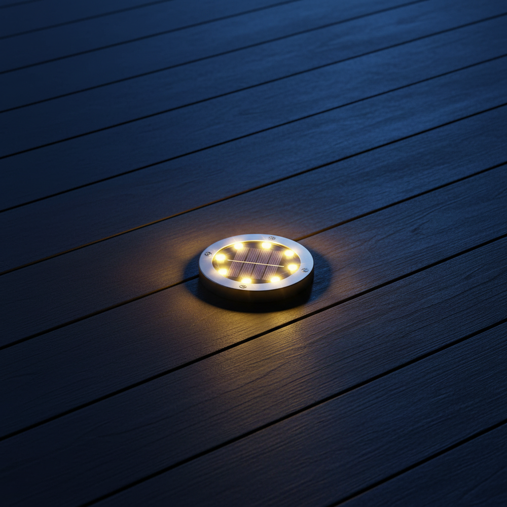 Scene 02 - Modern Wooden Deck at Night