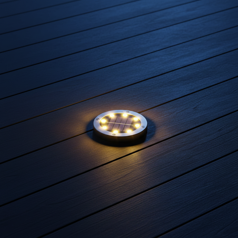 Scene 02 - Modern Wooden Deck at Night | NoxLumin