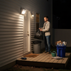 Solar light near back door