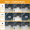 Solar pendant light installation diagram showing indoor lamp placement and separate outdoor panel positioning for sun exposure