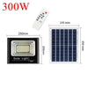 Commercial solar street light shown with mounting bracket hardware for wall or pole installation outdoors