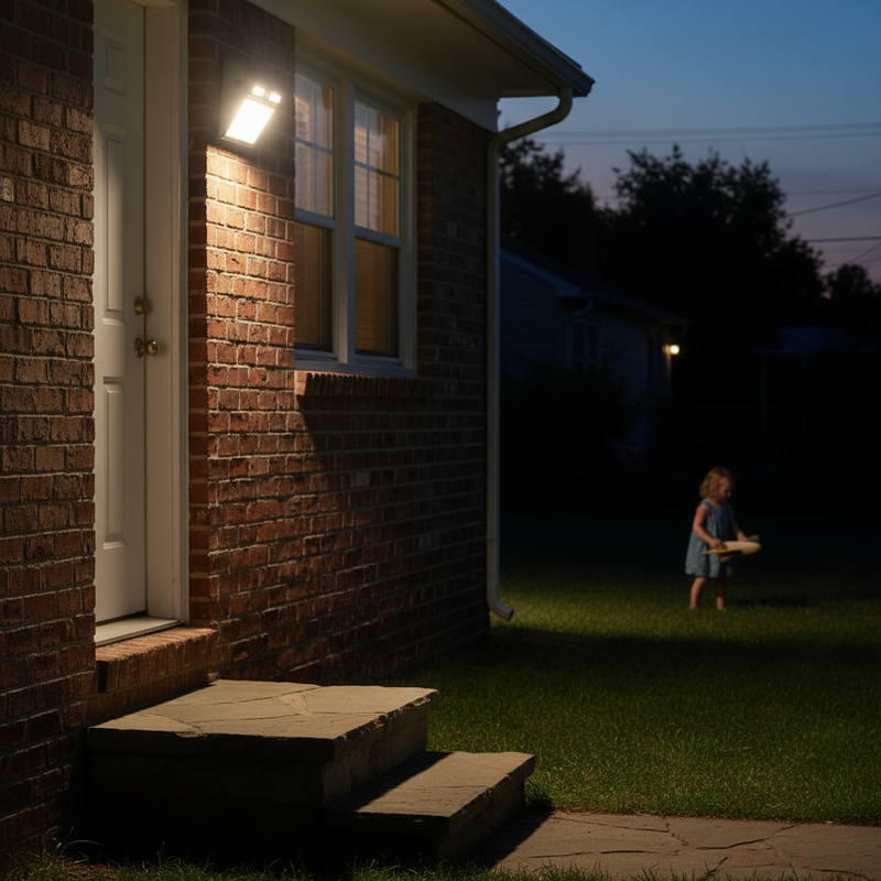 Solar Wall Light – Back Door | NoxLumin