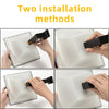 High-brightness solar wall sconce demonstrating wide illumination around a residential exterior wall and entrance area