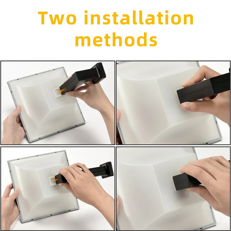 High-brightness solar wall sconce demonstrating wide illumination around a residential exterior wall and entrance area