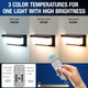 Waterproof solar security wall light with motion sensing for outdoor entrances, fences, yards and patios